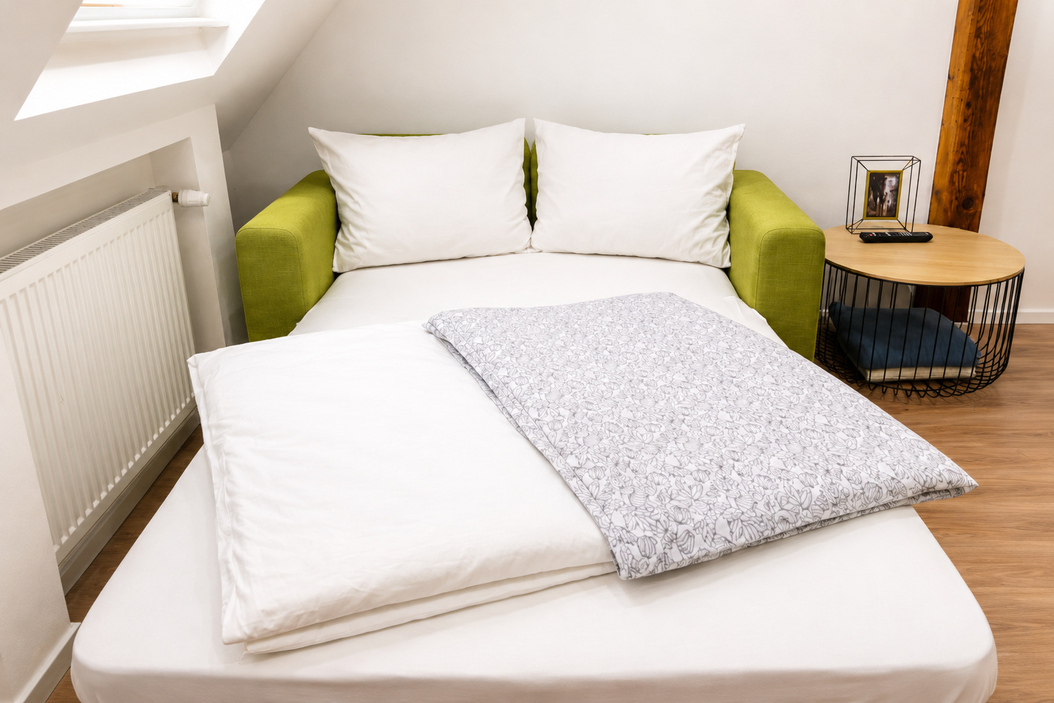 Actual photo: Sofa bed