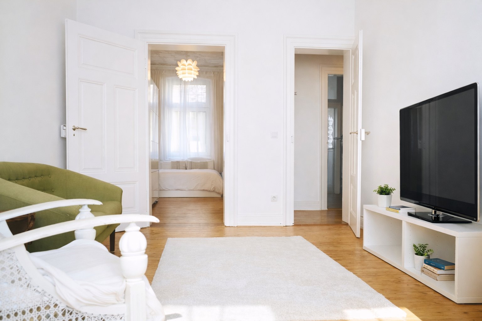 Actual apartment 202 living room